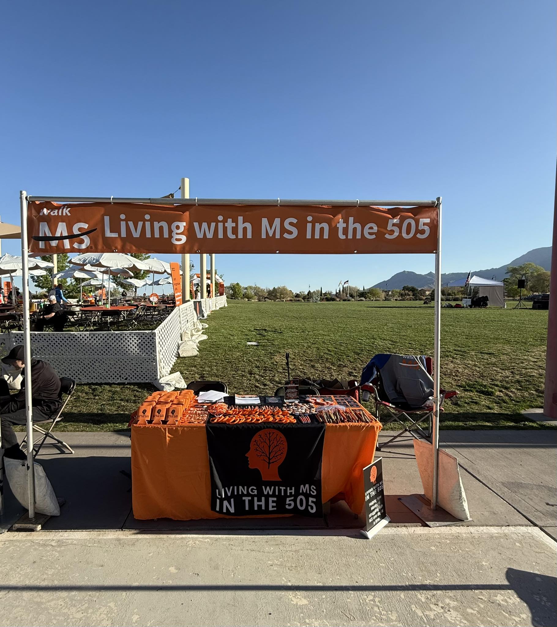 Walk-MS tent